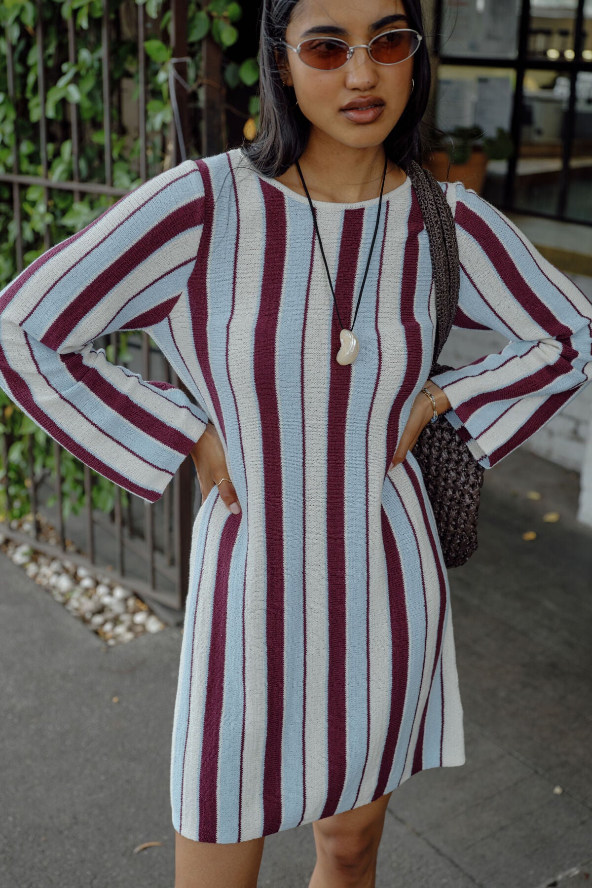 Ceres Life Chloe Stripe Knit Mini Dress *PREORDER*