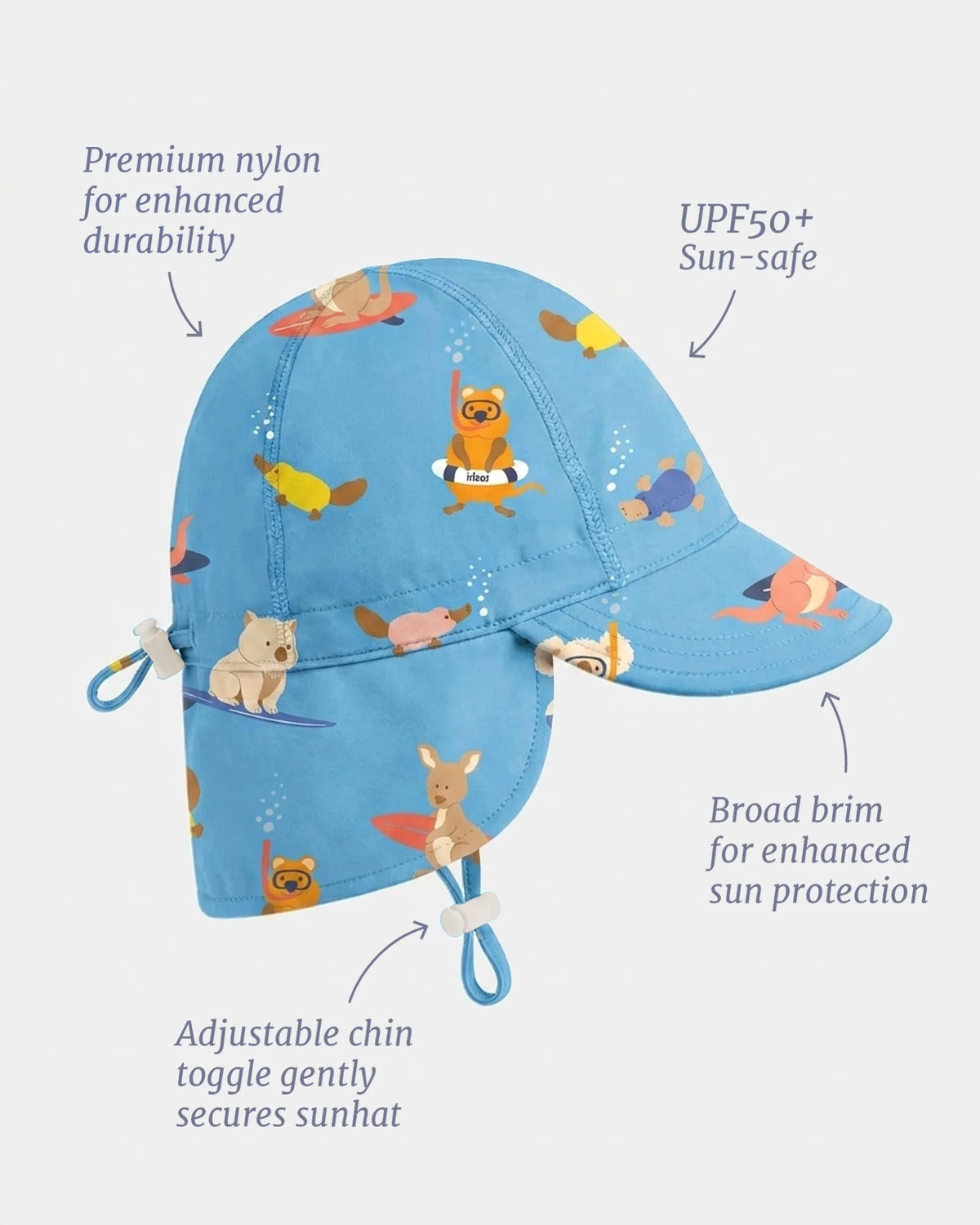Toshi Pirate Swim Flap Cap