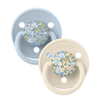 BIBS x LIBERTY De Lux Double Pack - Assorted (Round/Natural Rubber)