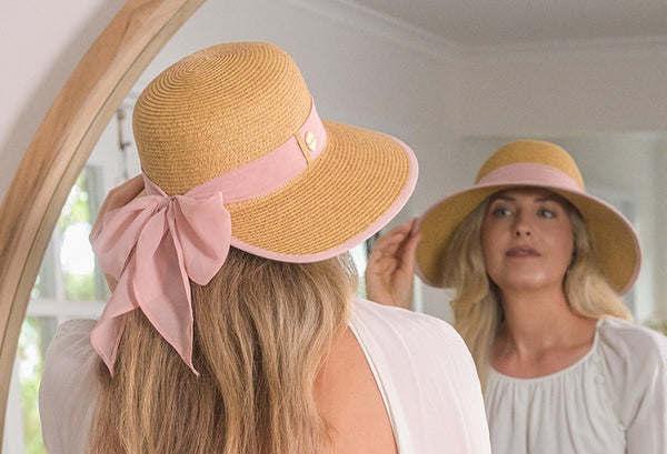 Sundaíse Scarlett Medium Brim Ribbon Hat