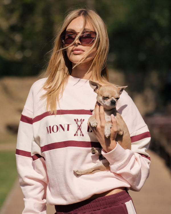 Araminta James Alpine Sweatshirt- Light Blush