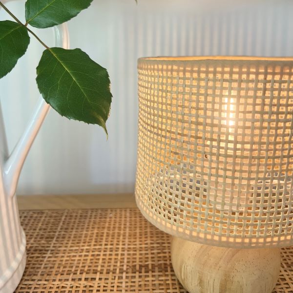 Mediterranean Markets Weave Table Lamp