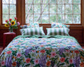 Kip & Co - Moss Stripe Linen Pillowcases 2P Std Set