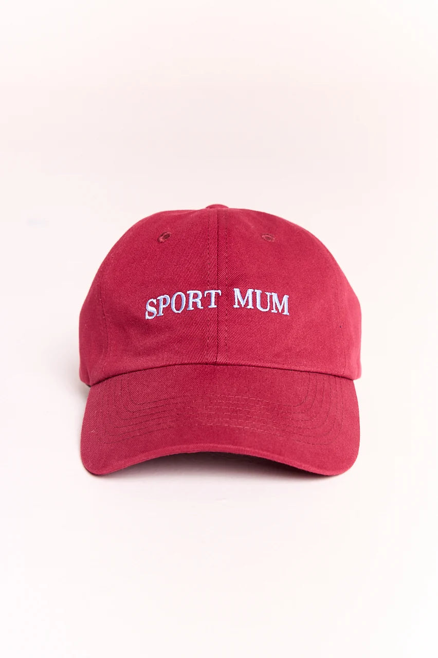 Feather & Noise Lulu Cap Sport Mum Burgundy