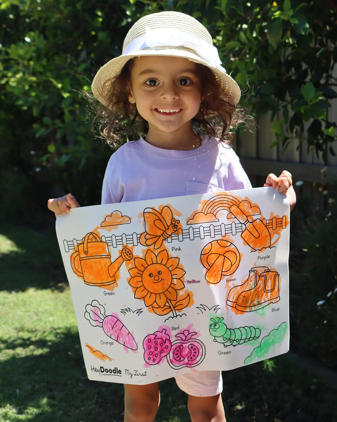 Hey Doodle My First Colours Colouring & Doodle Mat