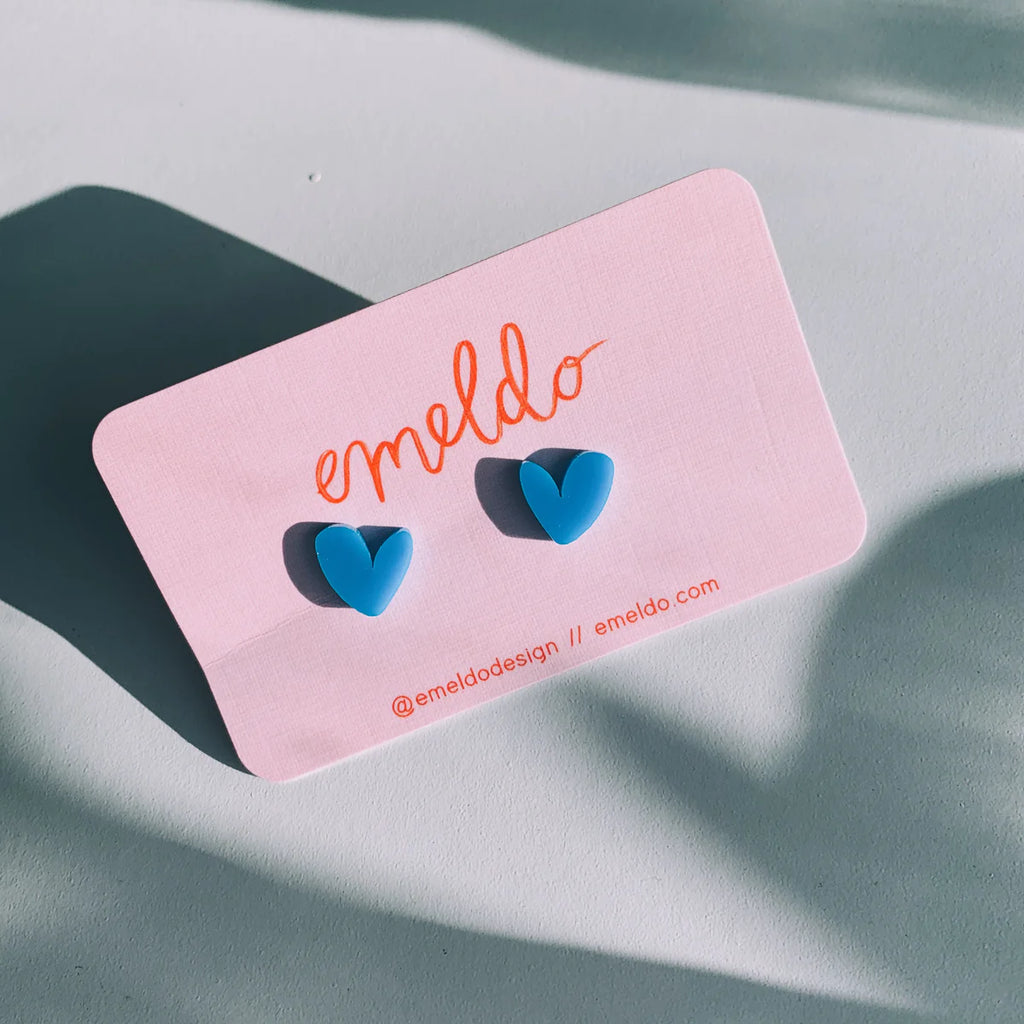 Emeldo  Heart Studs