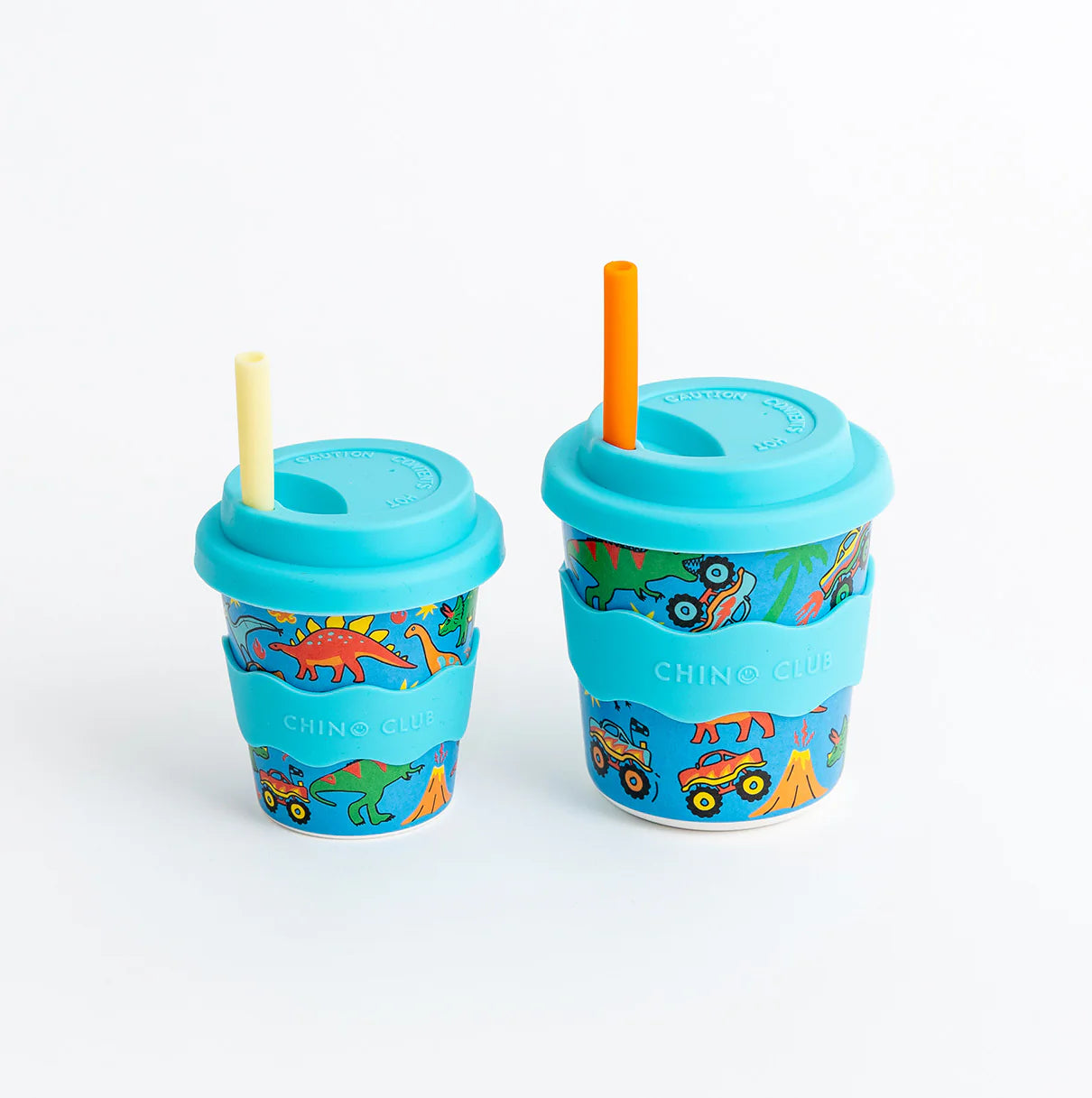 Chino Club Dinosaurs and Monster Trucks Kids Keep Cup (8oz)