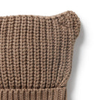 Wilson & Frenchy Coco Speckle Organic Knitted Bear Hat