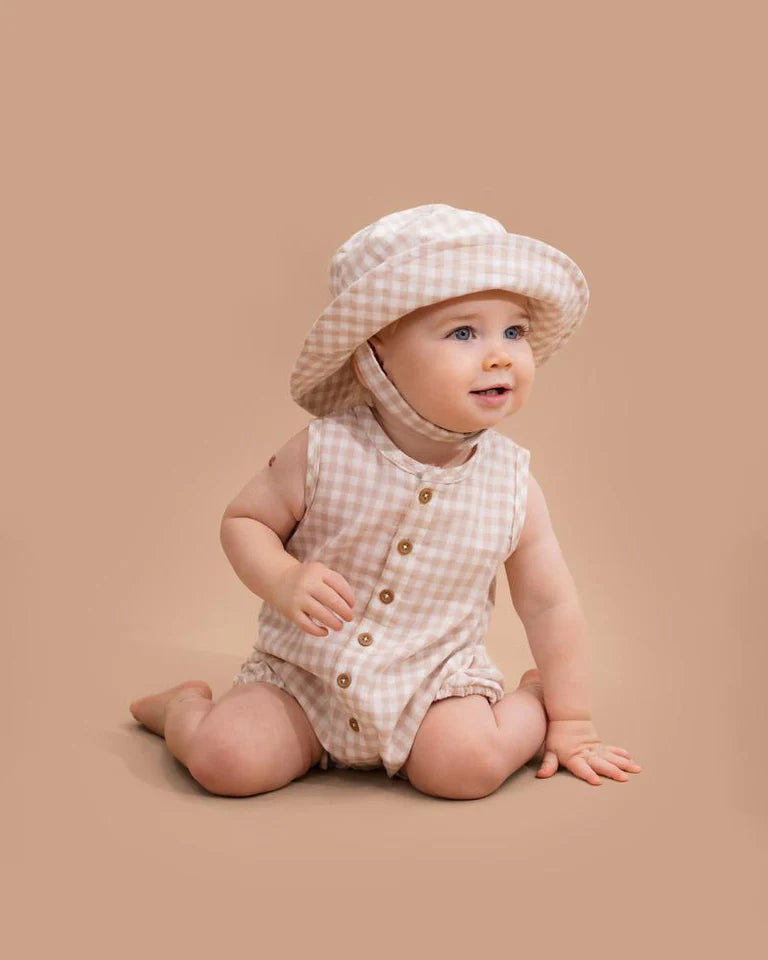 Bebe Morgan Gingham Sunhat