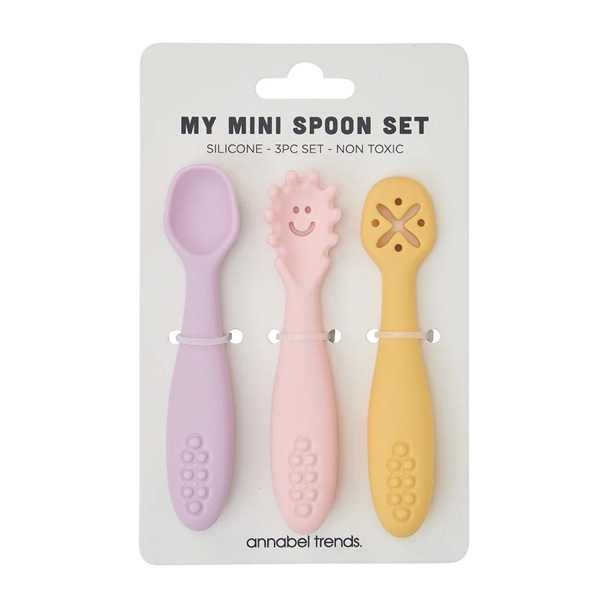 Annabel Trends My mini spoon set - Silicone Cutlery Set (3pc)