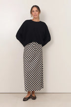 Adorne Mae Gingham Maxi Skirt