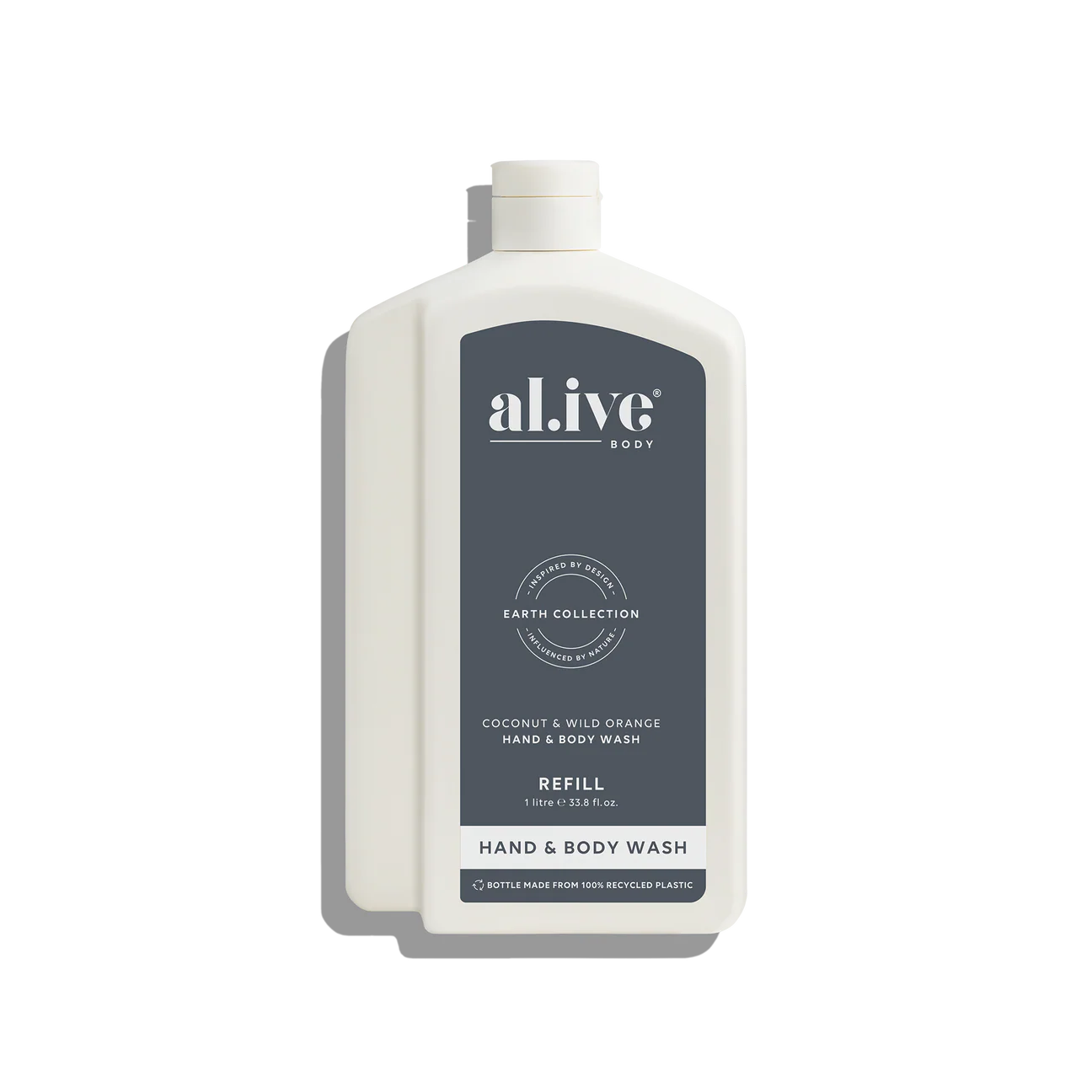 Al.ive Body 1L Wash Refill - Coconut & Wild Orange
