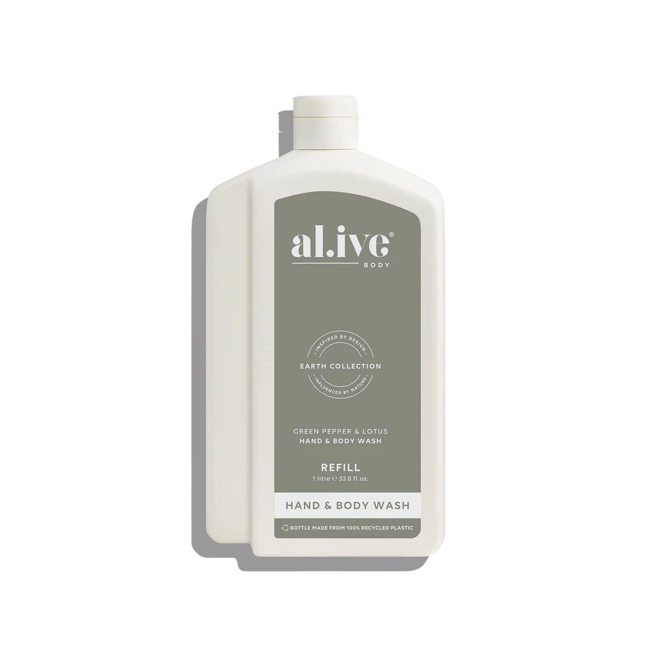Al.ive Body 1L Wash Refill - Green Pepper & Lotus