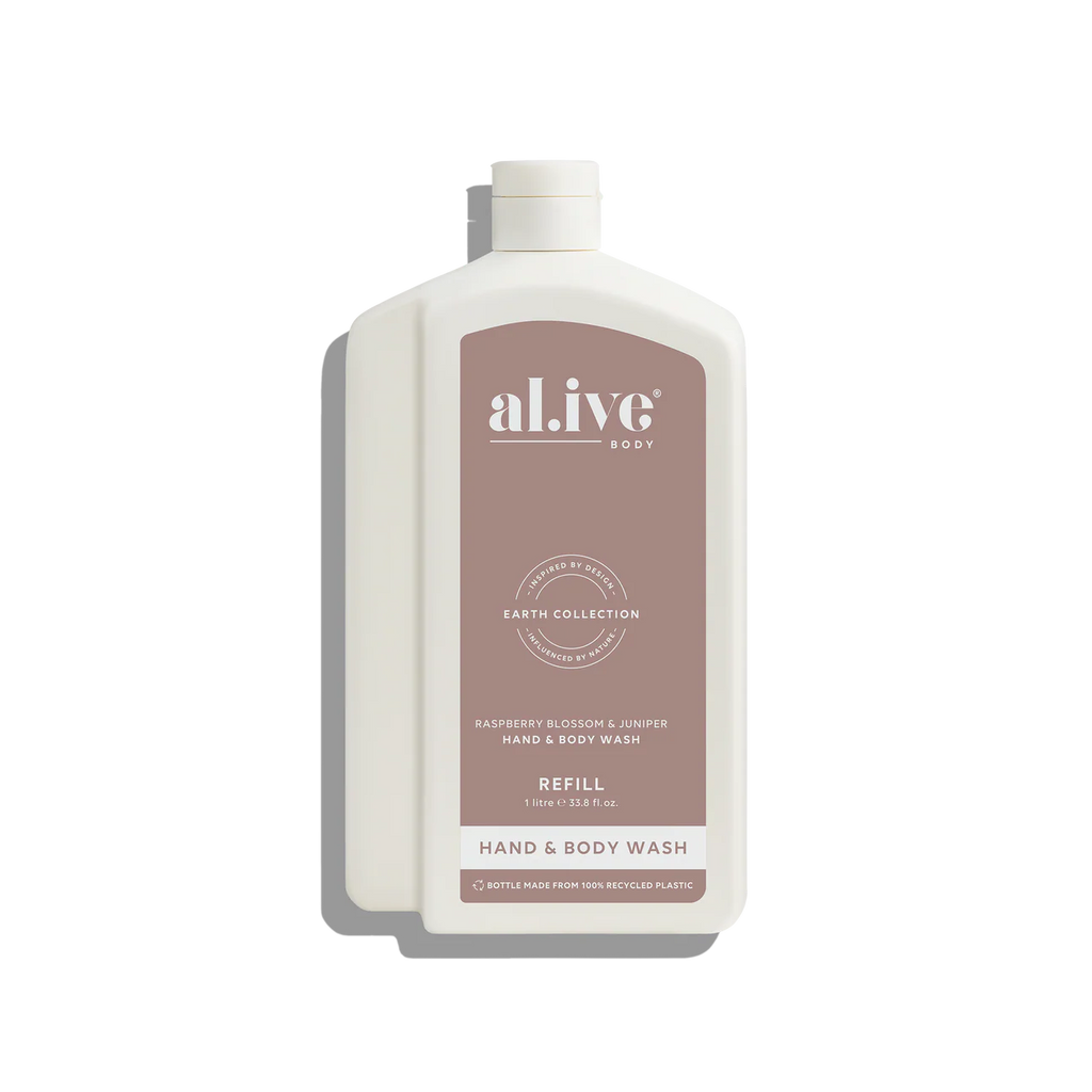 Al.ive Body 1L Wash Refill - Raspberry Blossom & Juniper