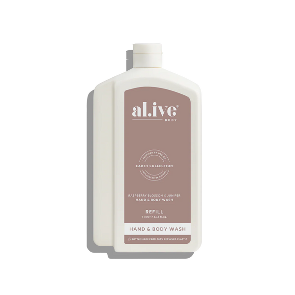 Al.ive Body 1L Wash Refill - Raspberry Blossom & Juniper