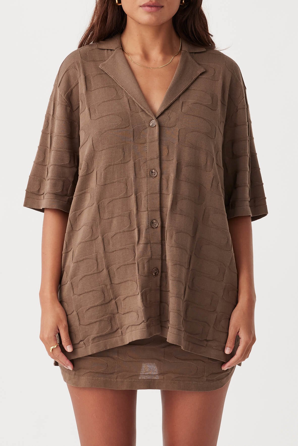 ARCAA Lara Organic Cotton Shirt - Cacao