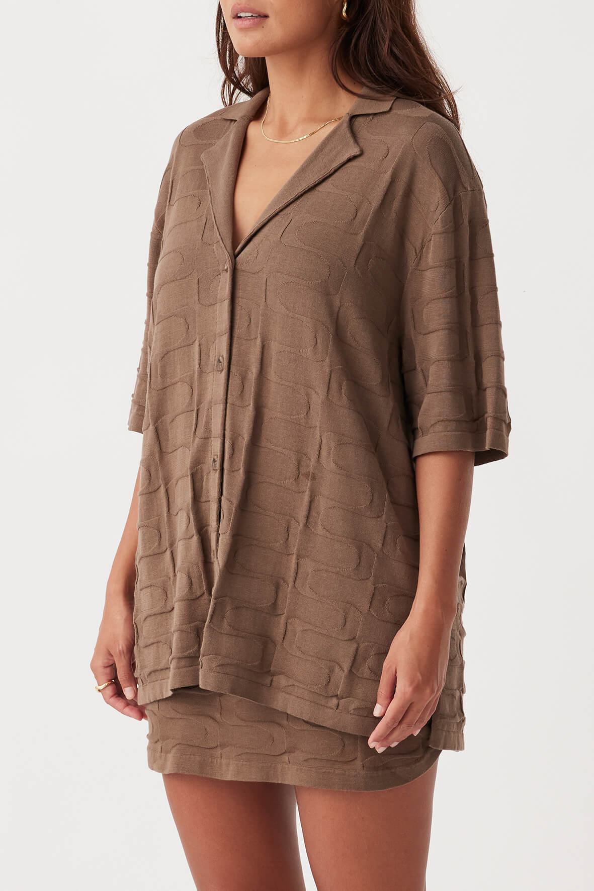 ARCAA Lara Organic Cotton Shirt - Cacao