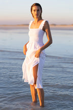 Pops + Co Goldie White Dress