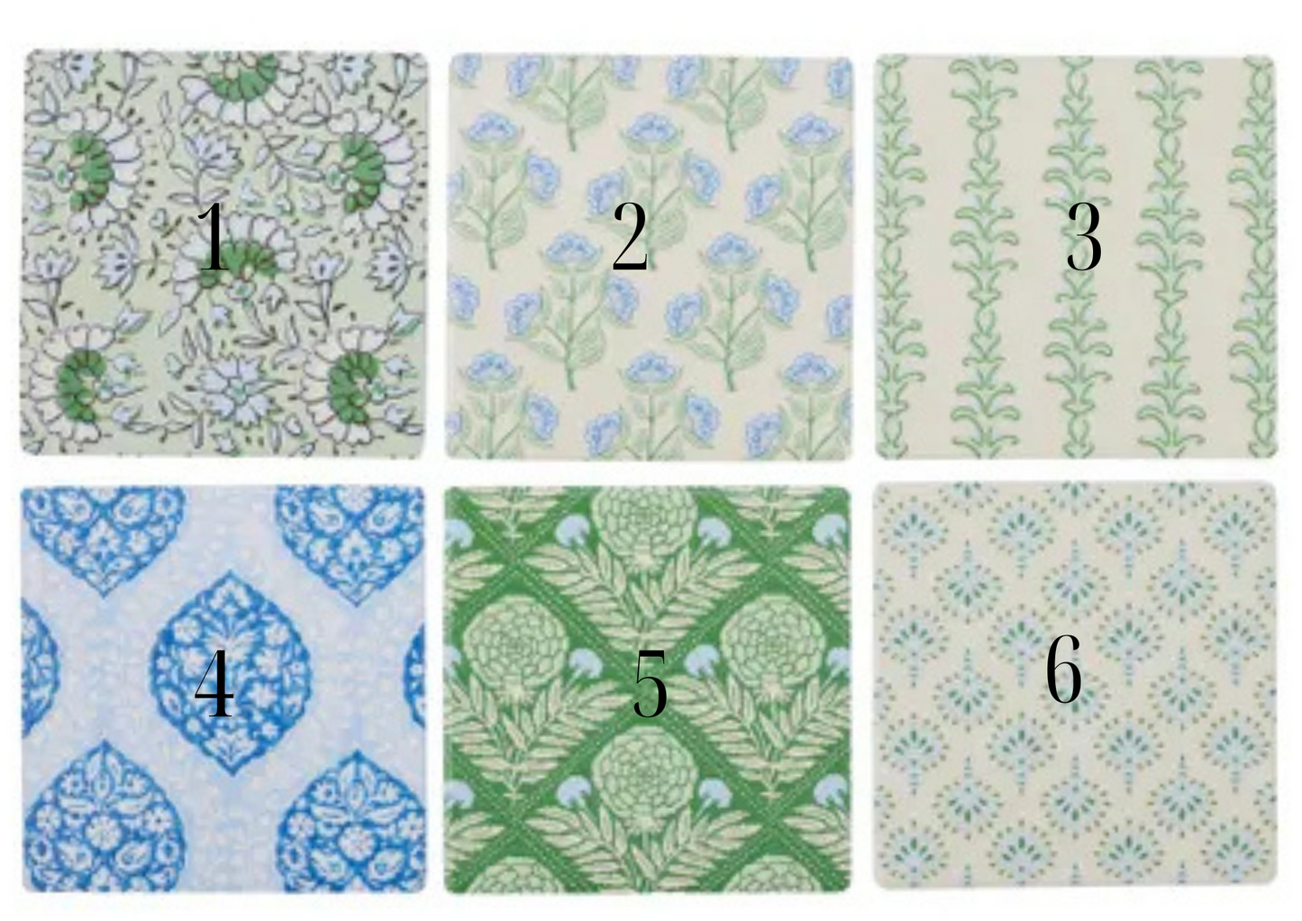 Coast to Coast Charvi Ceramic Coaster 10cm 6 Assorted