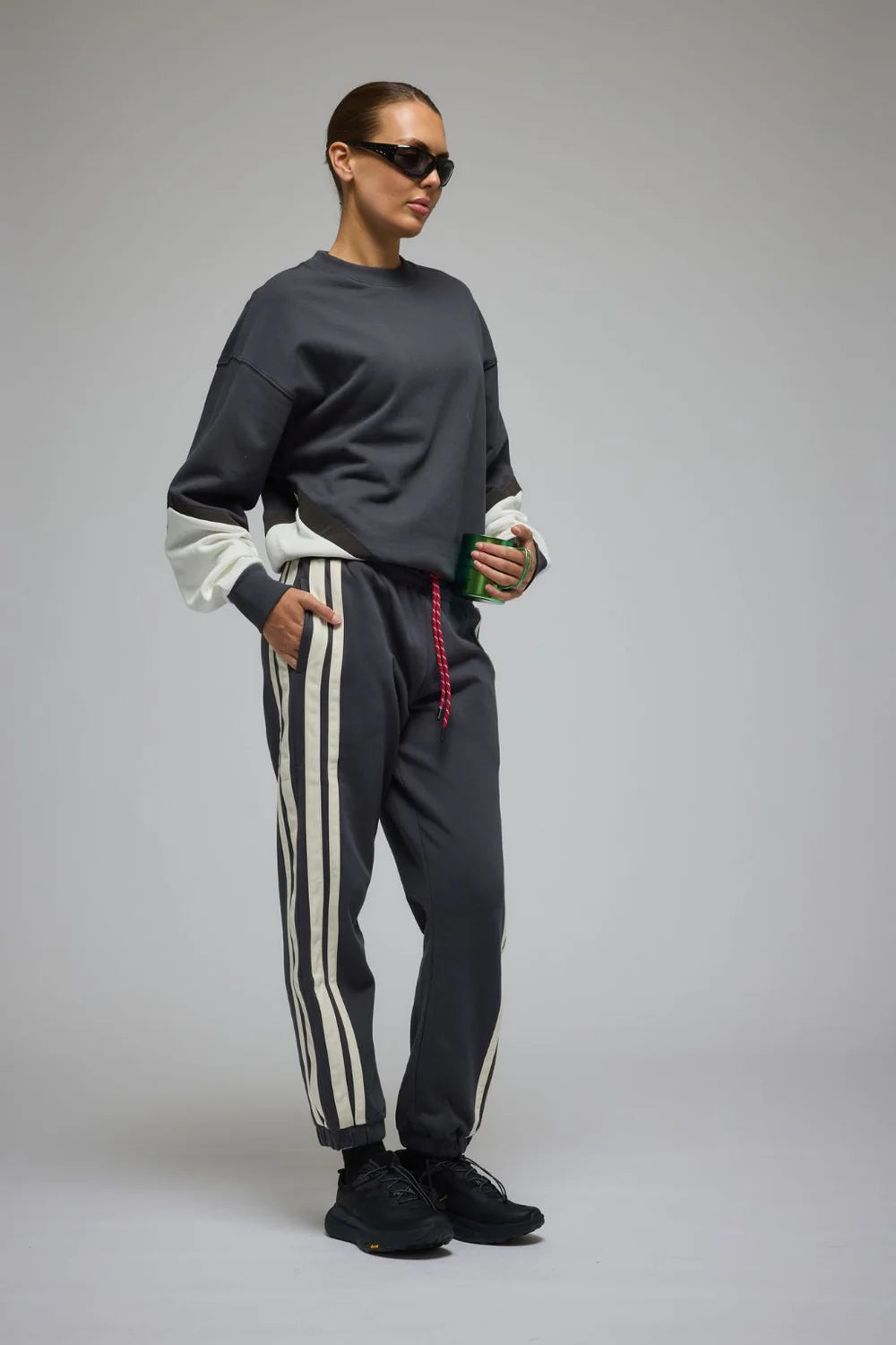Araminta James Bisous Trackpant Noir