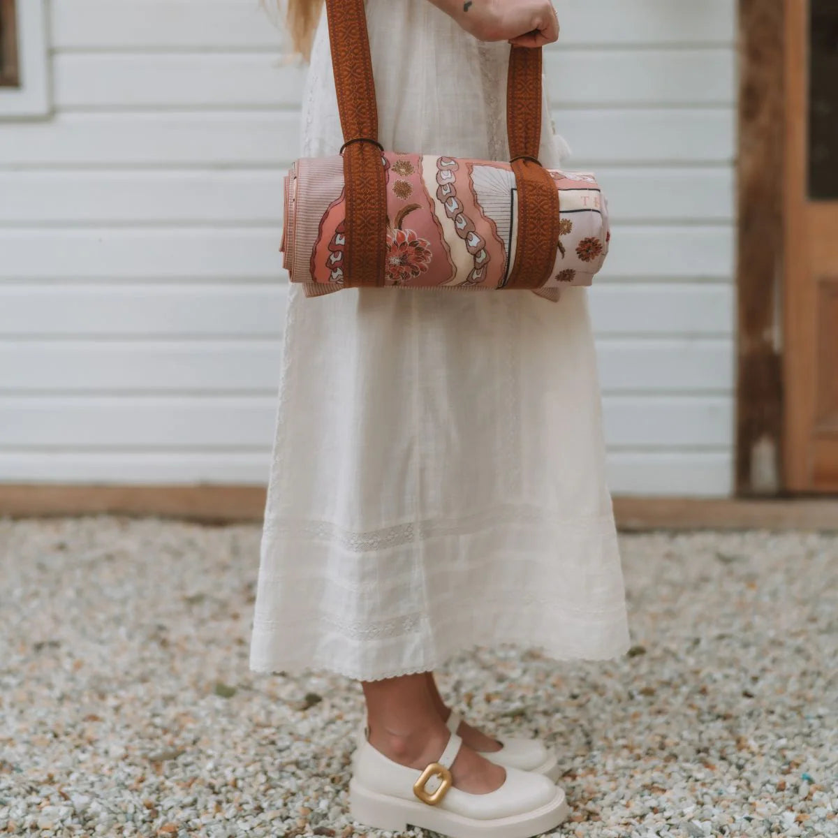 Wandering Folk Dahlia Picnic Rug