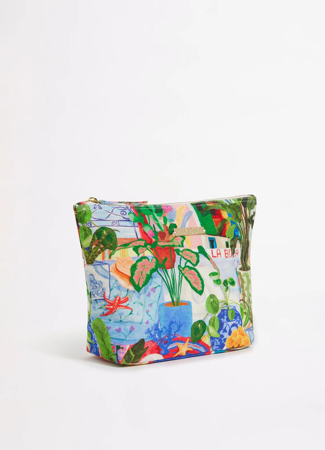 Seafolly La Boca Zip Top Pouch Bag