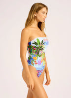 Seafolly La Boca DD Bandeau One Piece Swimsuit
