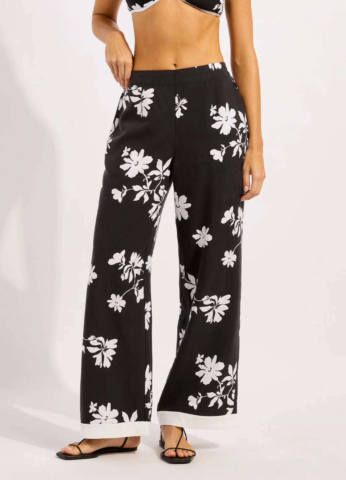 Seafolly Mayflower Tailored Wide Leg Pant