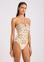 Seafolly - Drift Club Bandana Bandeau One Piece Swimsuit