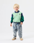 Goldie + Ace Kit Denim Pocket Pant Light Denim