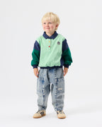Goldie + Ace Kit Denim Pocket Pant Light Denim
