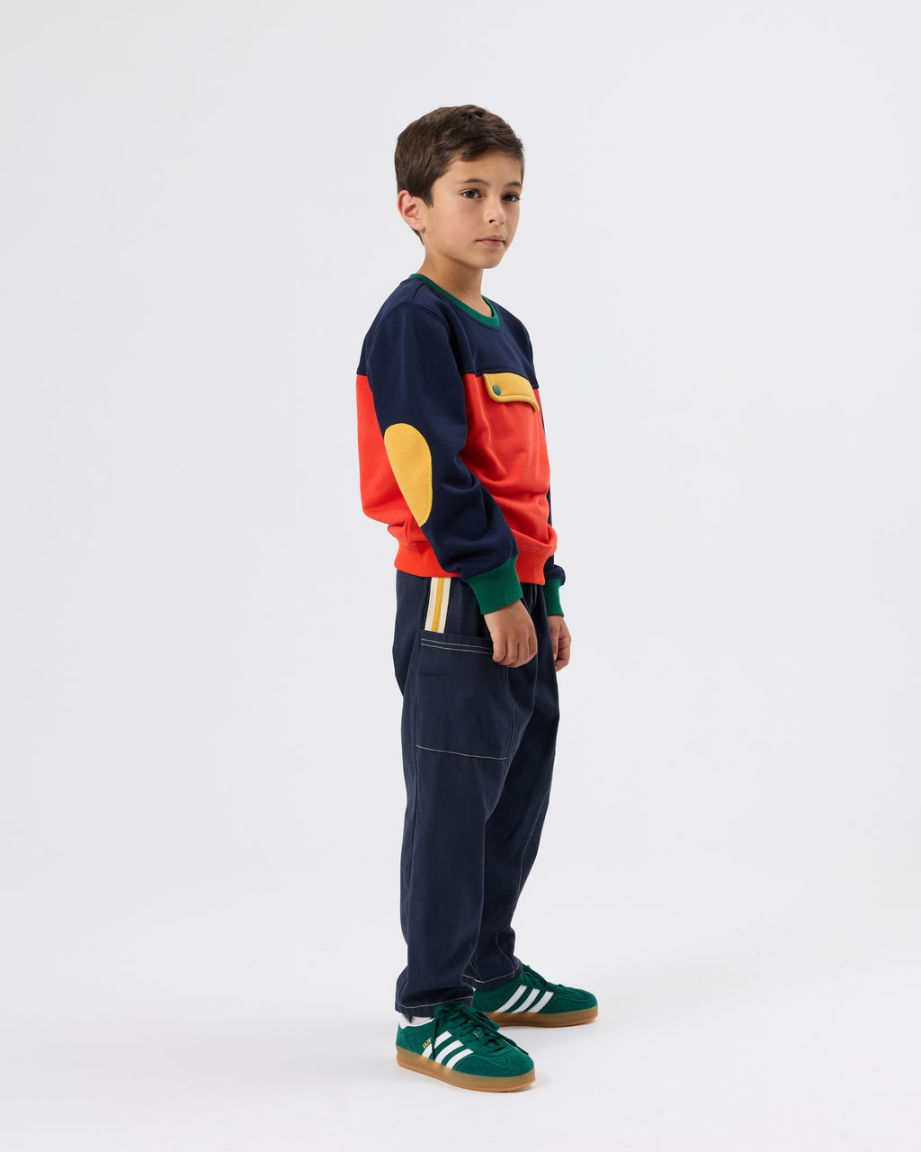 Goldie + Ace Carpenter Utility Kit Pocket Pant Navy