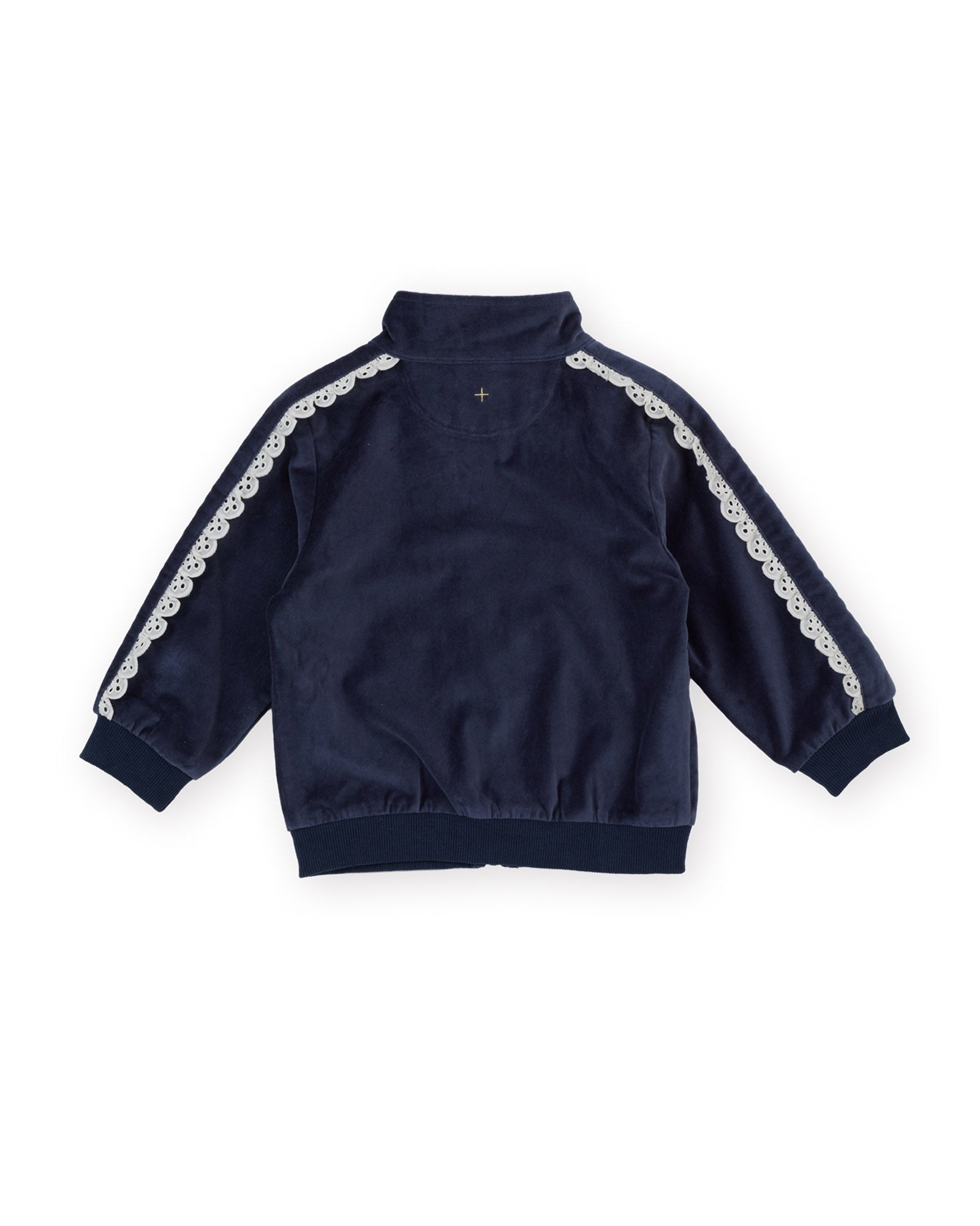 Goldie + Ace Velour Broderie Sweat Jacket