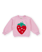 Goldie + Ace Jumbo Strawberry Piped Sweater
