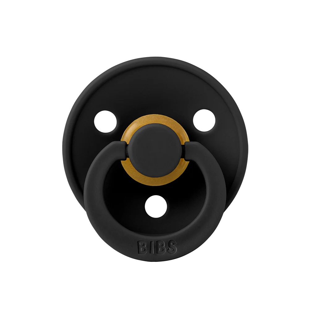 BIBS Colour Soother Double Pack - Assorted (Round/Natural Rubber)