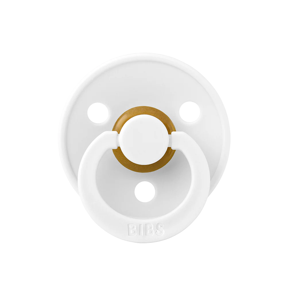 BIBS Colour Soother Double Pack - Assorted (Round/Natural Rubber)