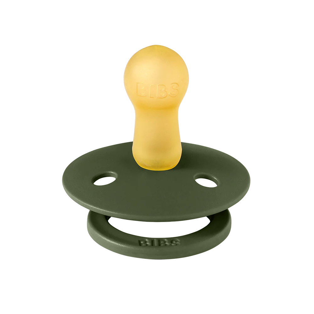 BIBS Colour Soother Double Pack - Assorted (Round/Natural Rubber)