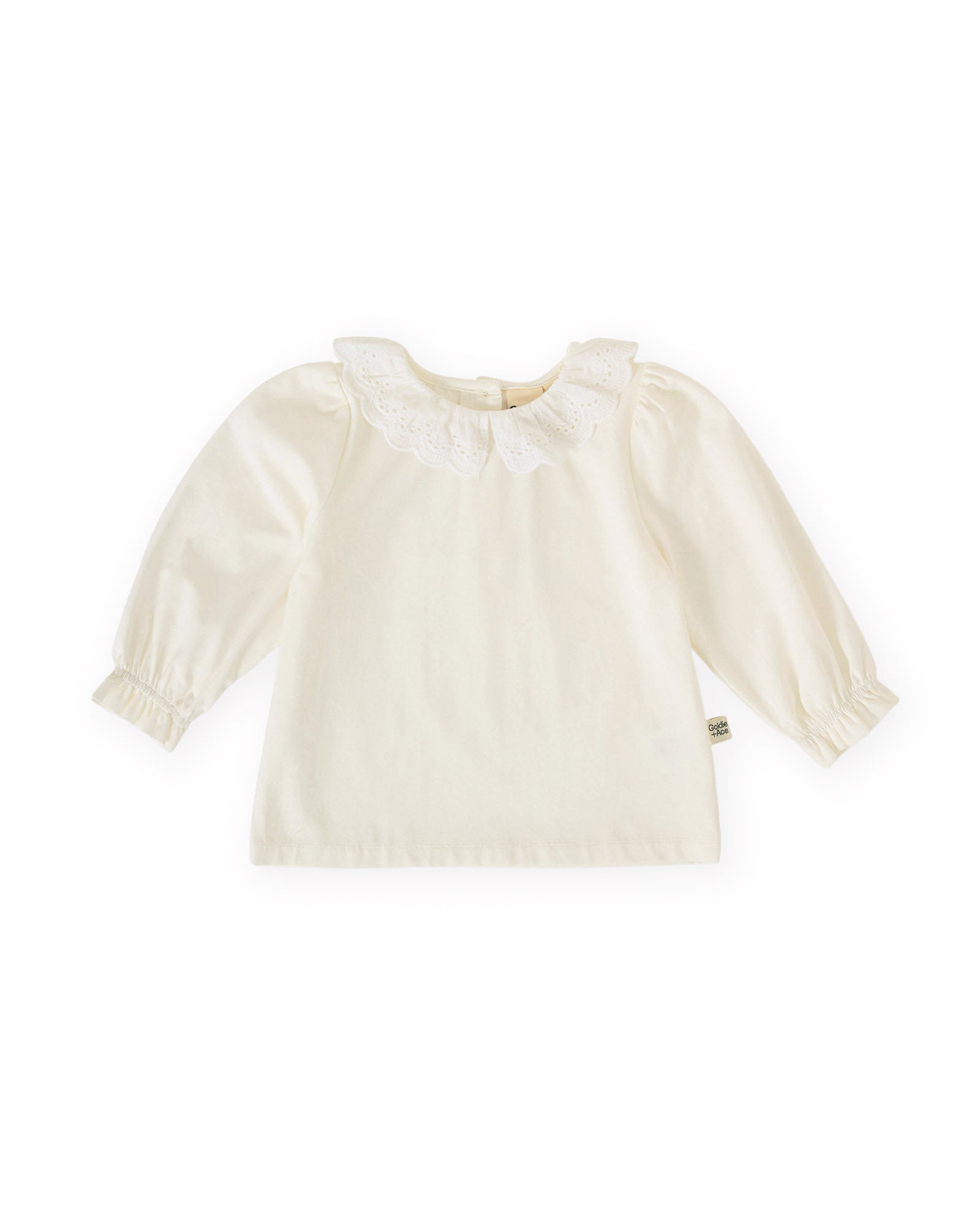 Goldie + Ace Laura Puff Sleeve Collar Long Sleeve Top