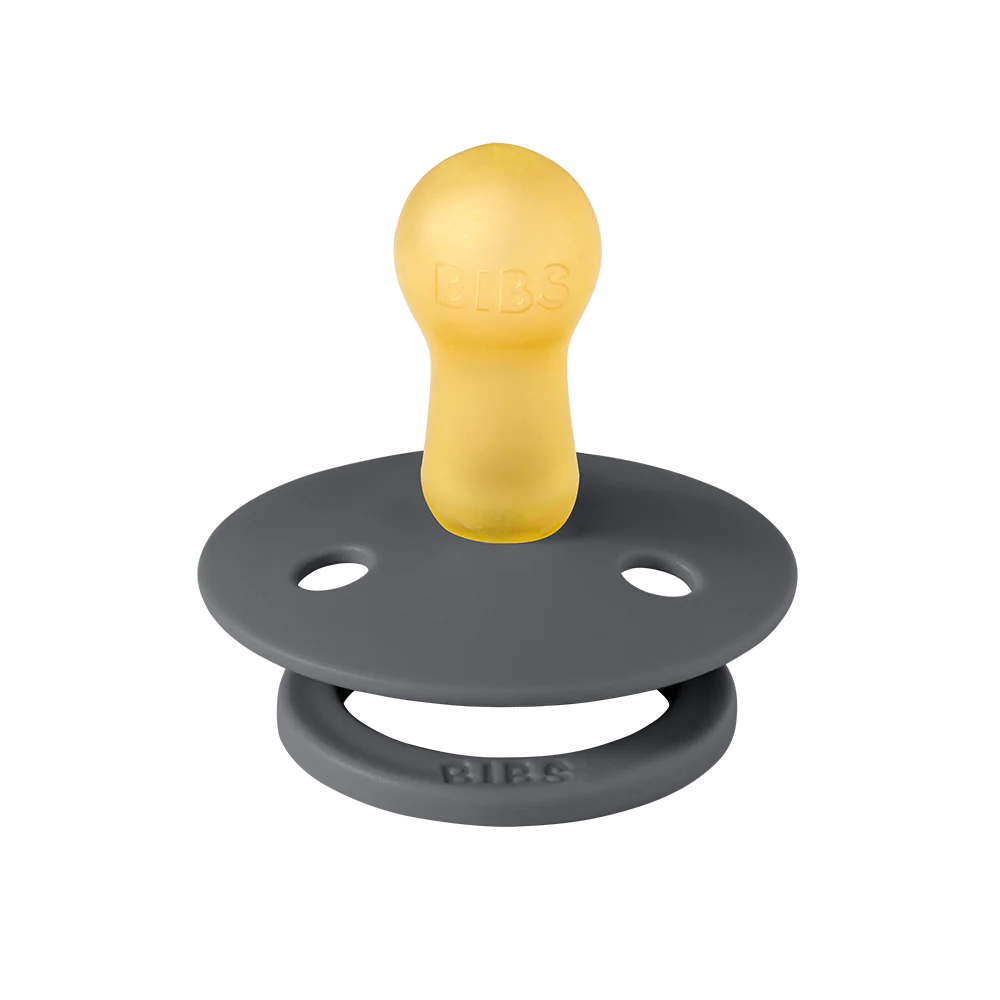 BIBS Colour Soother Double Pack - Assorted (Round/Natural Rubber)