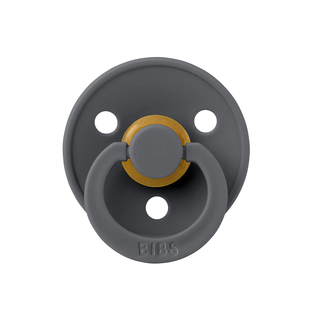 BIBS Colour Soother Double Pack - Assorted (Round/Natural Rubber)