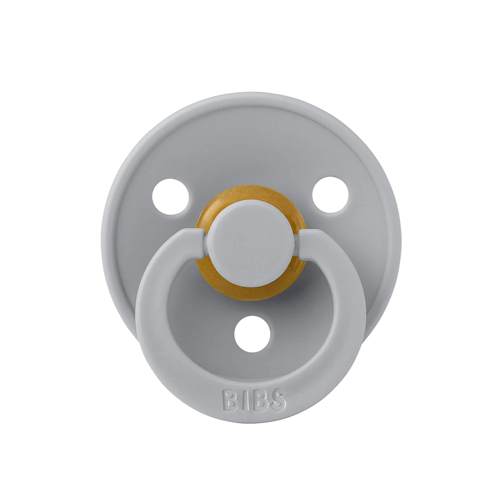 BIBS Colour Soother Double Pack - Assorted (Round/Natural Rubber)