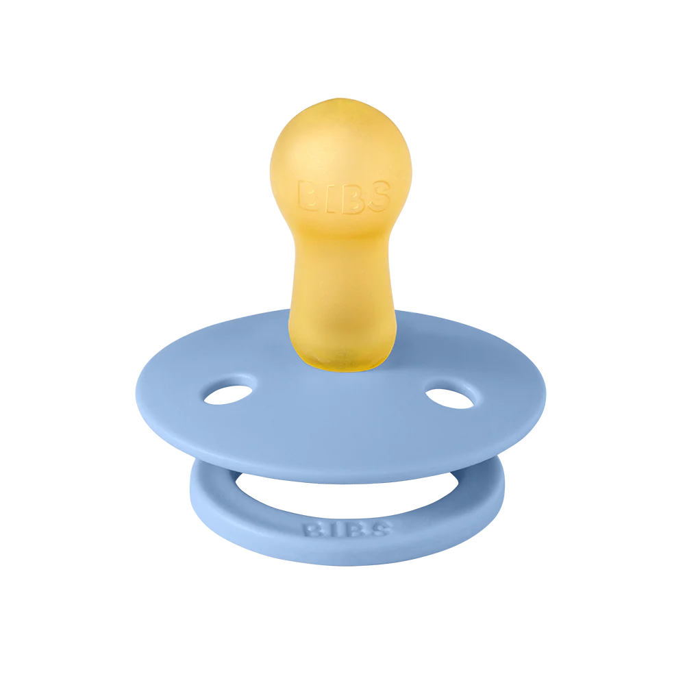 BIBS Colour Soother Double Pack - Assorted (Round/Natural Rubber)