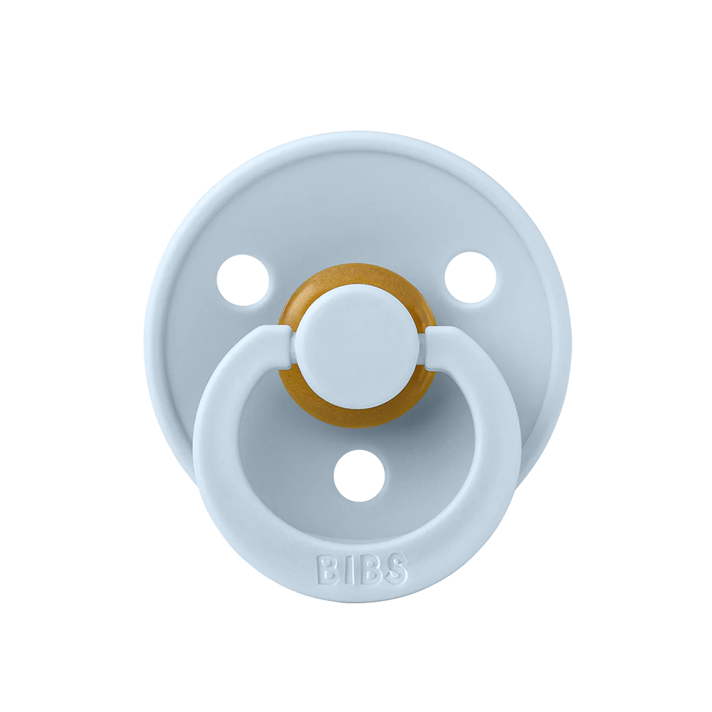 BIBS Colour Soother Double Pack - Assorted (Round/Natural Rubber)