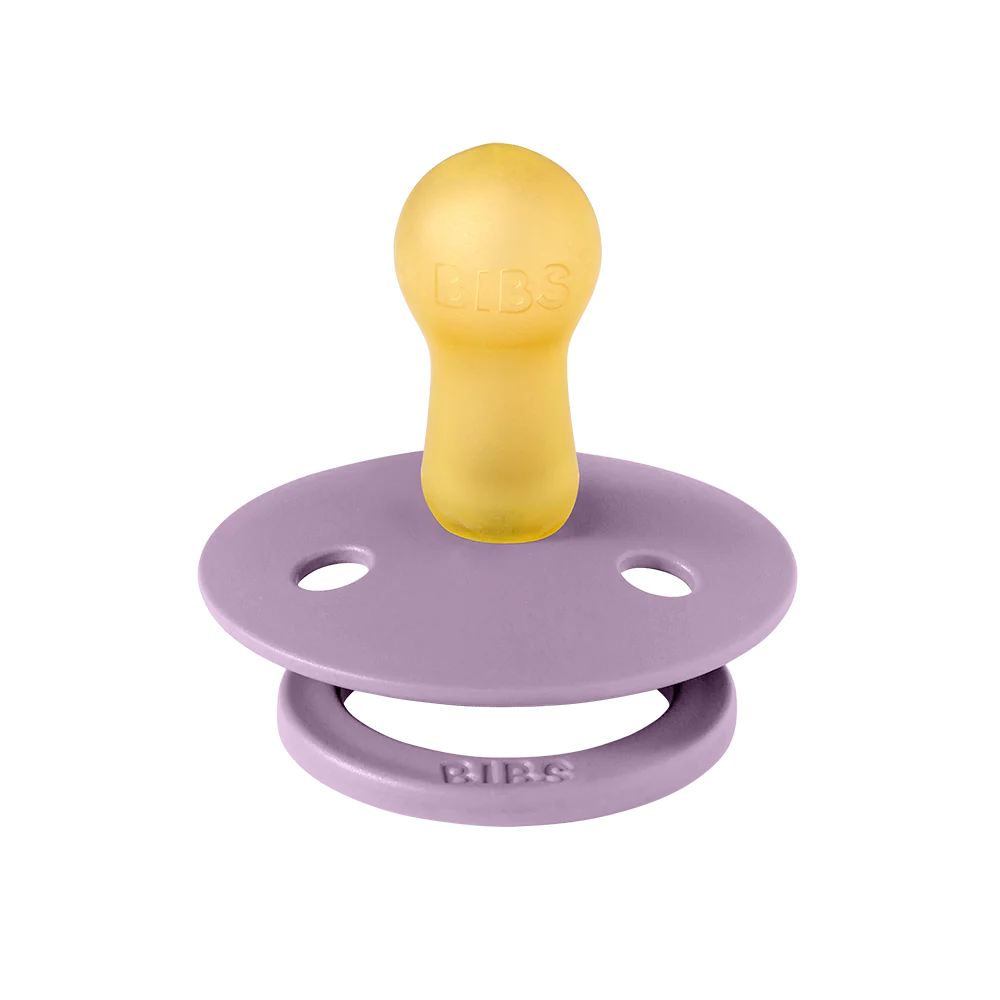 BIBS Colour Soother Double Pack - Assorted (Round/Natural Rubber)