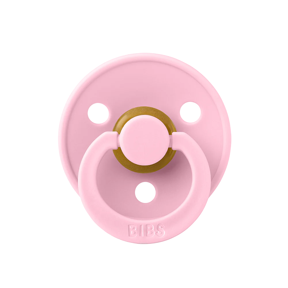 BIBS Colour Soother Double Pack - Assorted (Round/Natural Rubber)