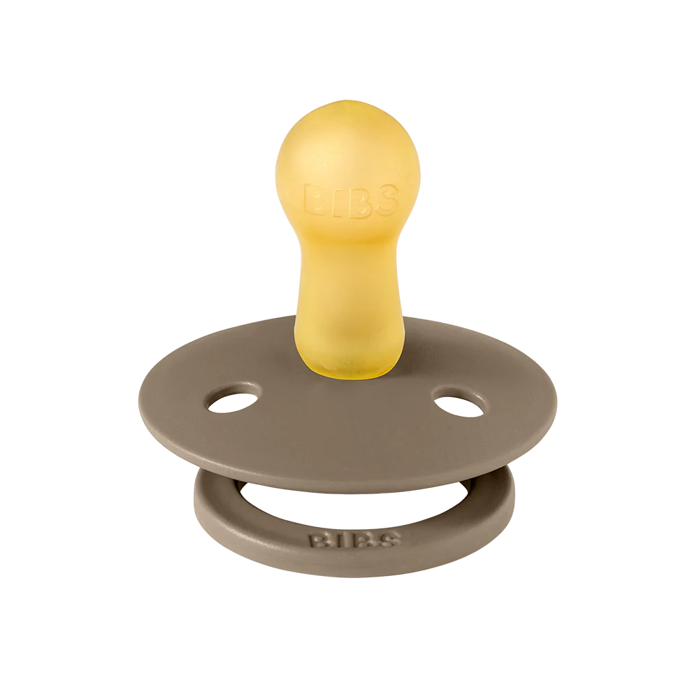 BIBS Colour Soother Double Pack - Assorted (Round/Natural Rubber)