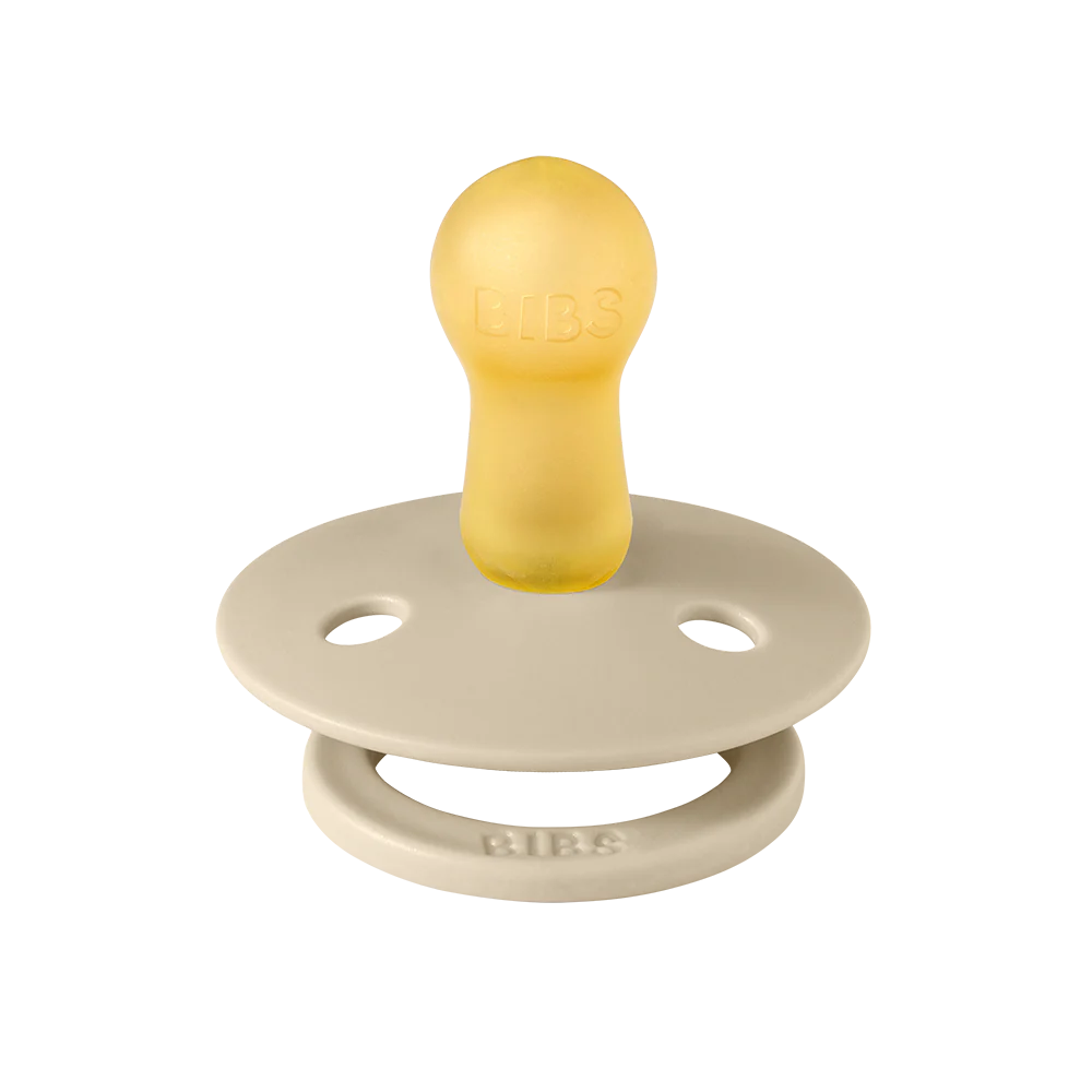 BIBS Colour Soother Double Pack - Assorted (Round/Natural Rubber)