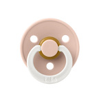 BIBS Colour Soother Double Pack - GLOW - Assorted (Round/Natural Rubber)