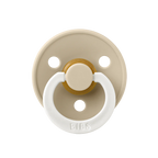 BIBS Colour Soother Double Pack - GLOW - Assorted (Round/Natural Rubber)