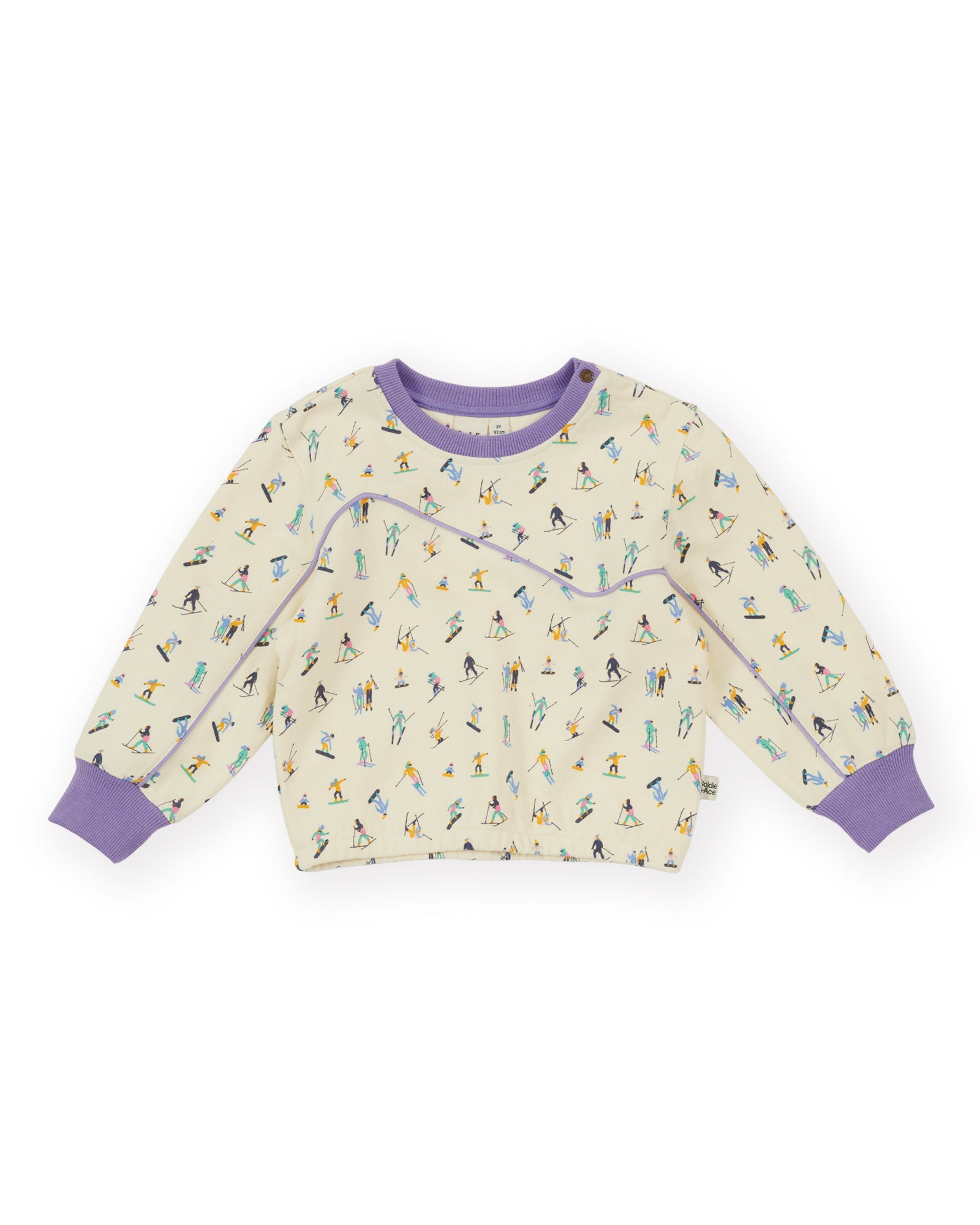 Goldie + Ace Ski Slopes Terry Sweater
